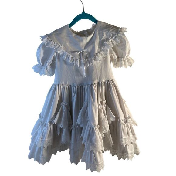 Dolls and‎ Darlings USA girls 4 white pageant dress white lace